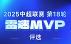 中超第18輪：卡扎伊戴帽，劉祝等傳射，MVP之爭(zhēng)。