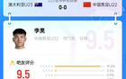 李昊神撲救，守門無失，獲9.5高分！