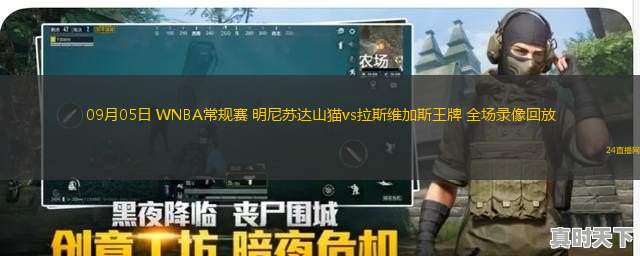 09月05日 WNBA常規(guī)賽 明尼蘇達(dá)山貓vs拉斯維加斯王牌 全場(chǎng)錄像回放
